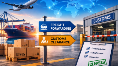 Freight Forwarding vs. Customs Clearance